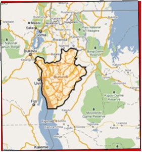 mappa burundi